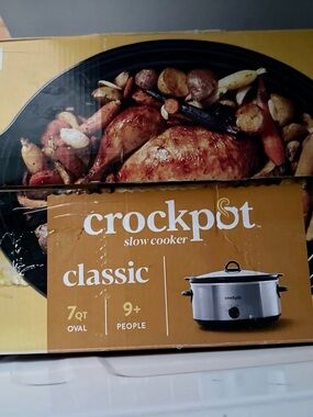 Crock-Pot Classic 7QT Slow Cooker in Stainless Steel